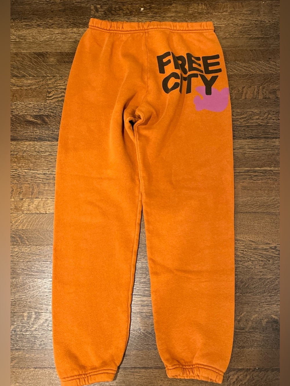 FREECITY Life Nature Love cotton sweatpants / OG-style graphic sweatpants Small